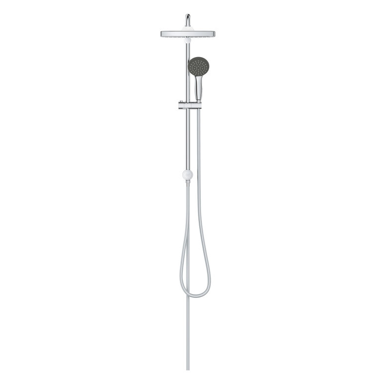 Belfry Bathroom Seeley Mixer Shower With Dual Shower Head Wayfair Co Uk